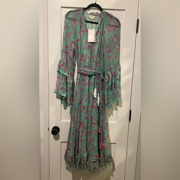 Hemant & Nandita, formal maxi dress, NWT, size small - Picture 1 of 6